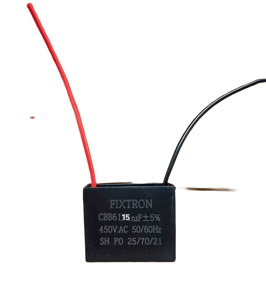 BOX CAPACITOR 15 MFD