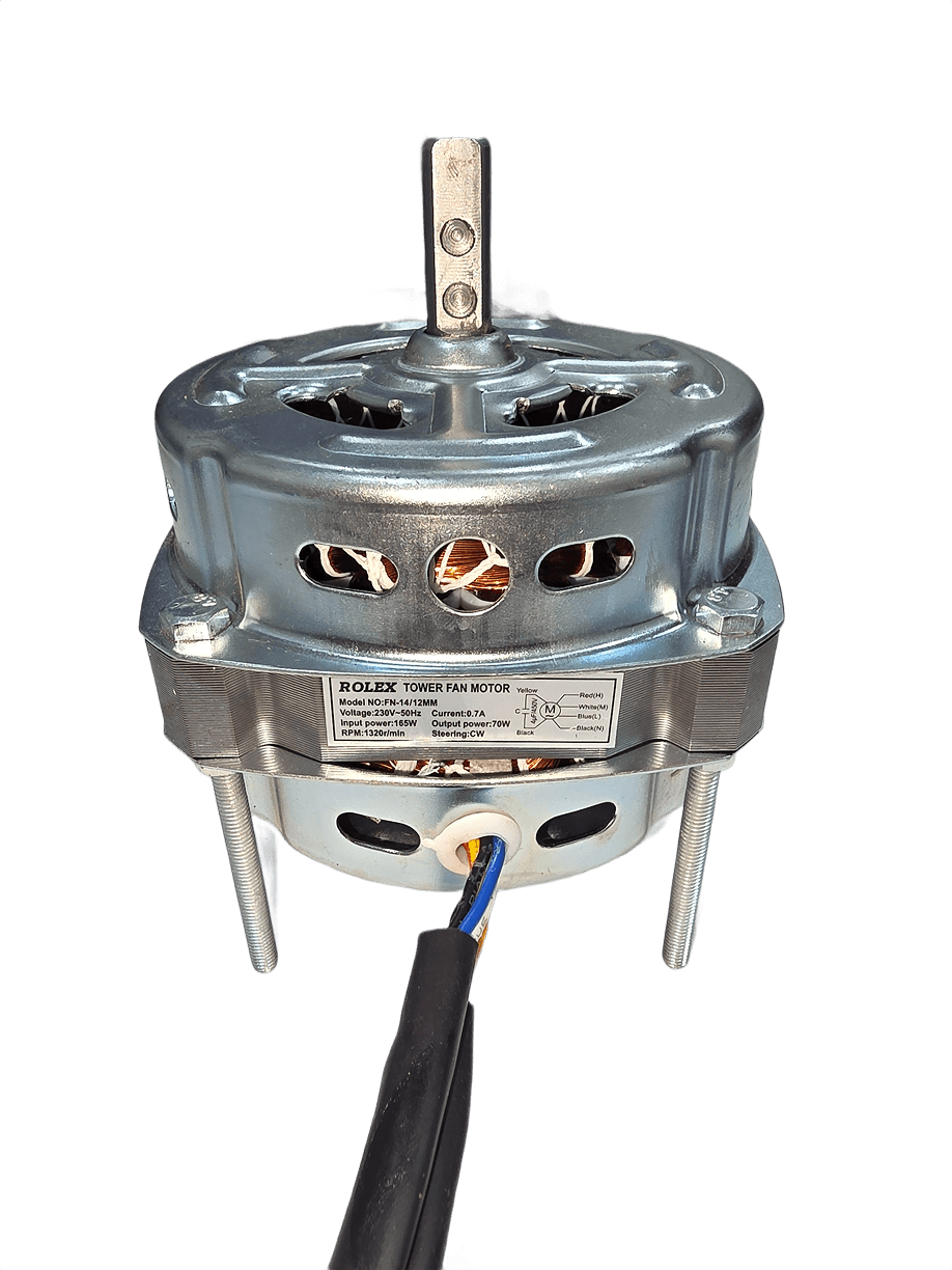 TOWER FAN MOTOR B/FLY 12MM
