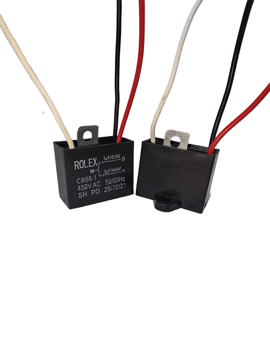 BOX CAPACITOR 3WIRE 1+3MFD