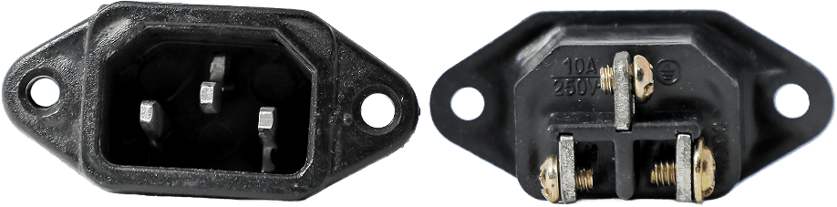 SOCKET BLACK MS PIN